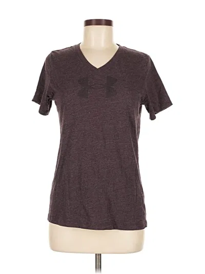 Pre-owned Under Armour Active T-shirt In Brown