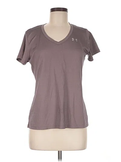 Pre-owned Under Armour Active T-shirt In Brown