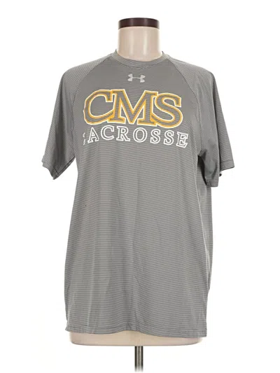 Pre-owned Under Armour Active T-shirt In Gray