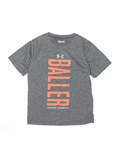 Pre-owned Under Armour Kids' Active T-shirt In Gray