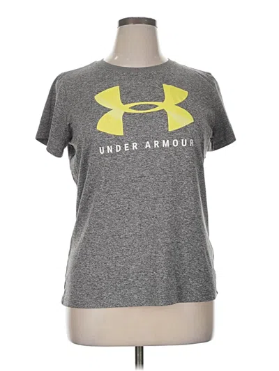 Pre-owned Under Armour Active T-shirt In Gray