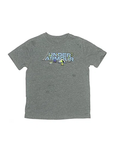 Pre-owned Under Armour Kids' Active T-shirt In Gray