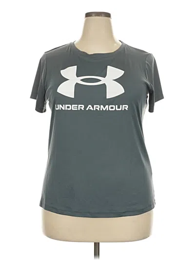 Pre-owned Under Armour Active T-shirt In Gray