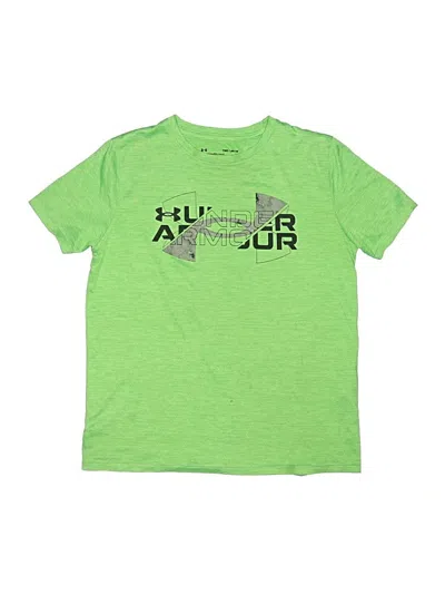 Pre-owned Under Armour Kids' Active T-shirt In Green