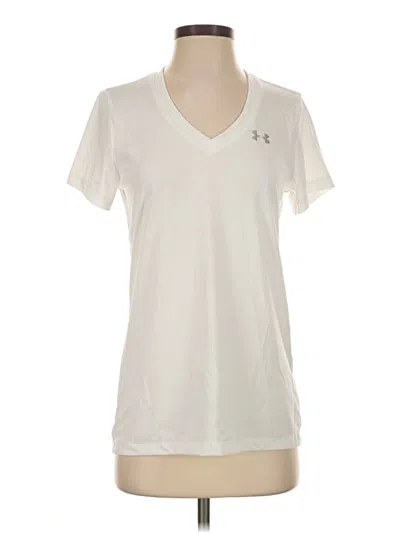 Pre-owned Under Armour Active T-shirt In Ivory