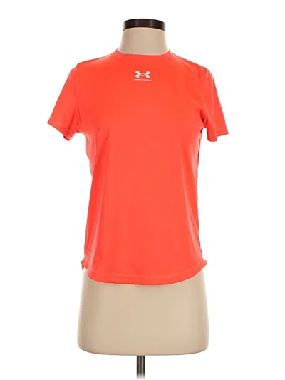 Pre-owned Under Armour Active T-shirt In Orange