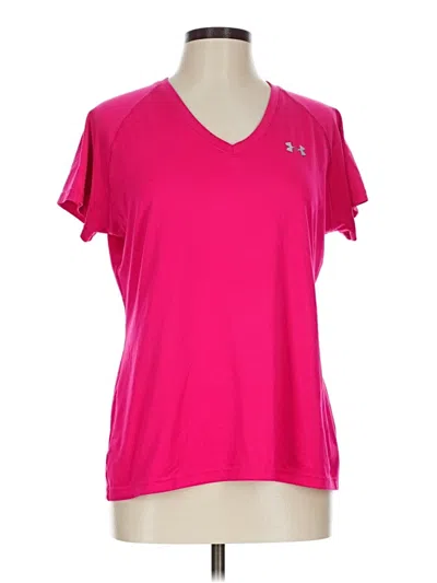 Pre-owned Under Armour Active T-shirt In Pink