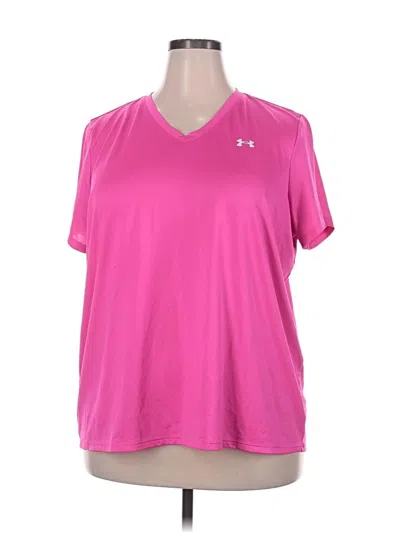 Pre-owned Under Armour Active T-shirt In Pink