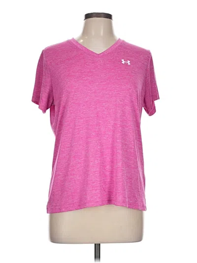 Pre-owned Under Armour Active T-shirt In Pink
