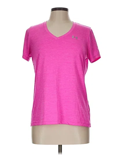 Pre-owned Under Armour Active T-shirt In Pink