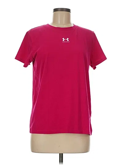 Pre-owned Under Armour Active T-shirt In Pink