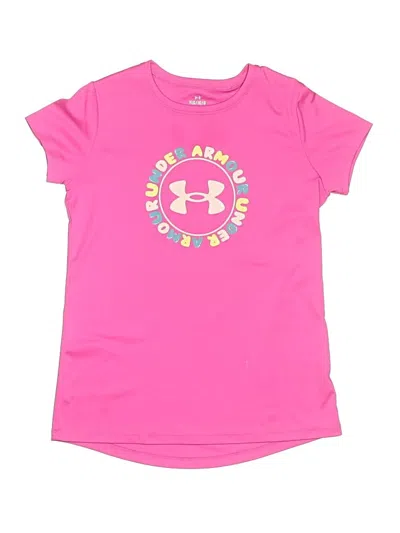 Pre-owned Under Armour Kids' Active T-shirt In Pink