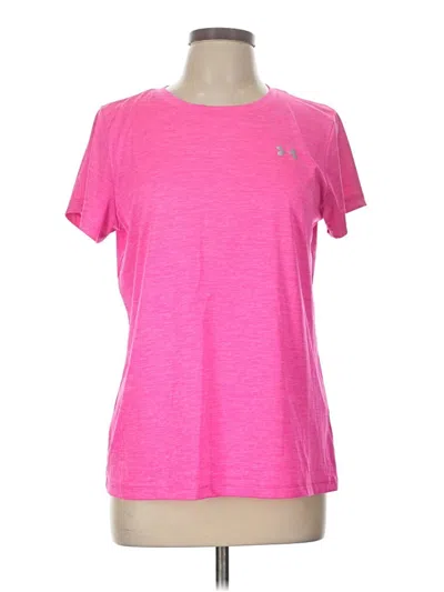 Pre-owned Under Armour Active T-shirt In Pink
