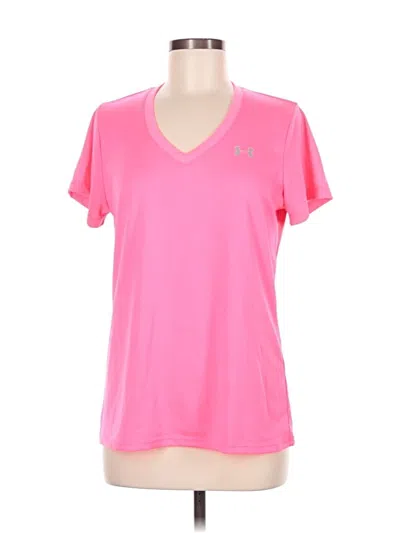 Pre-owned Under Armour Active T-shirt In Pink