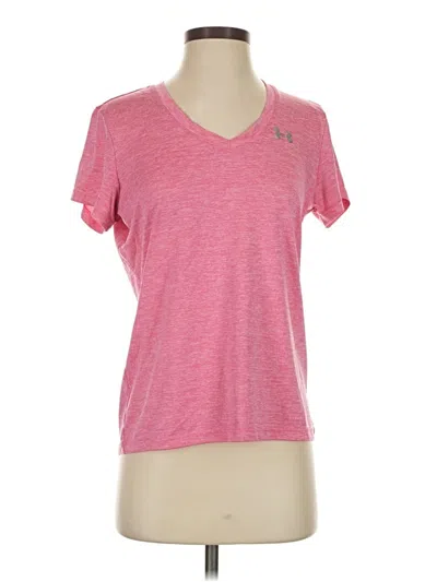 Pre-owned Under Armour Active T-shirt In Pink