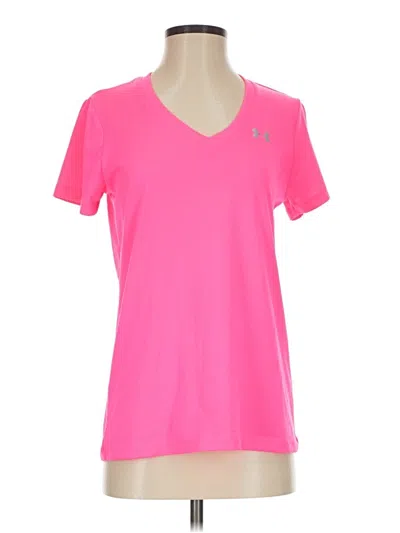Pre-owned Under Armour Active T-shirt In Pink