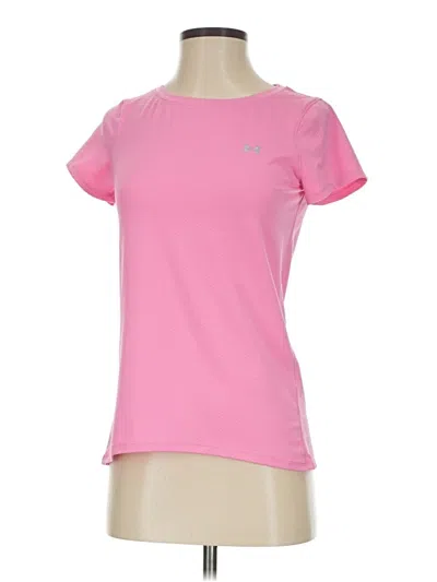 Pre-owned Under Armour Active T-shirt In Pink