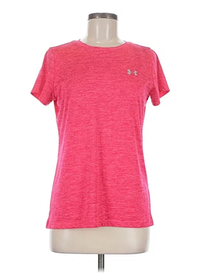 Pre-owned Under Armour Active T-shirt In Pink