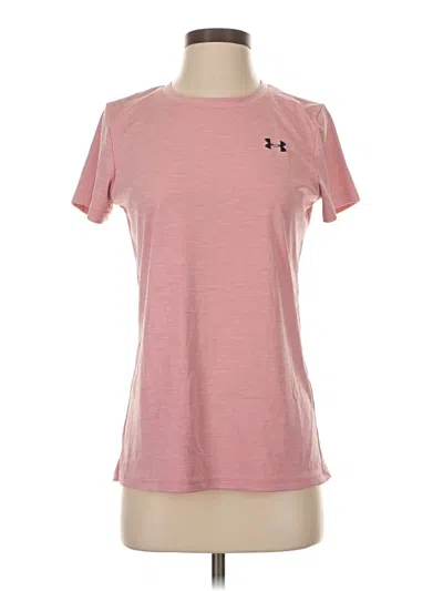 Pre-owned Under Armour Active T-shirt In Pink