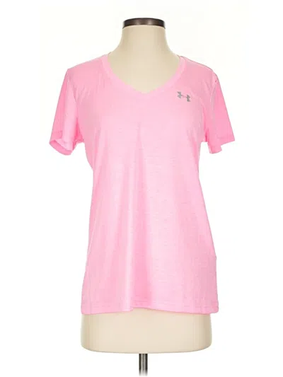 Pre-owned Under Armour Active T-shirt In Pink