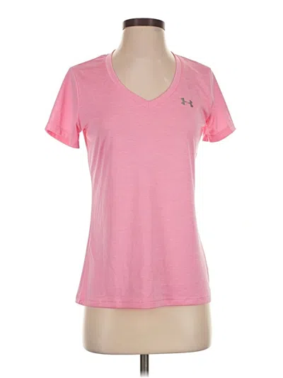 Pre-owned Under Armour Active T-shirt In Pink