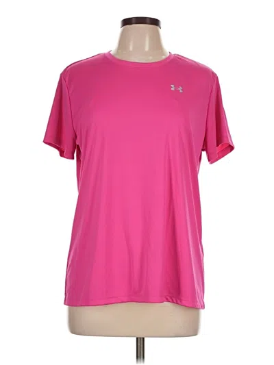 Pre-owned Under Armour Active T-shirt In Pink