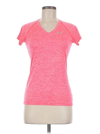 Pre-owned Under Armour Active T-shirt In Pink