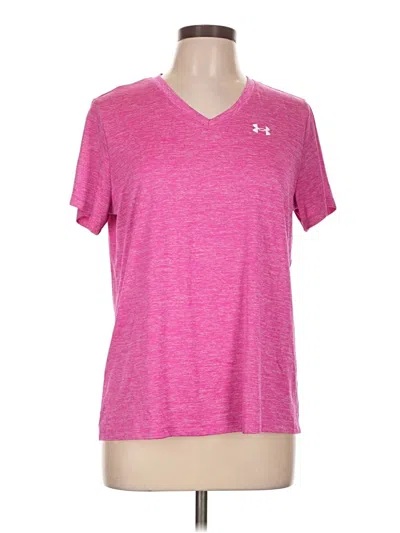 Pre-owned Under Armour Active T-shirt In Pink