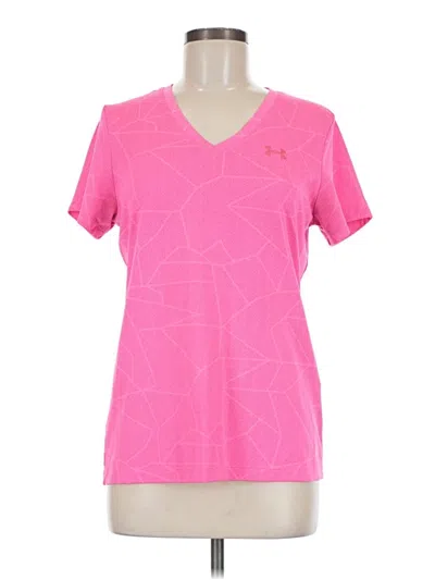 Pre-owned Under Armour Active T-shirt In Pink