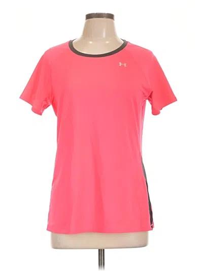 Pre-owned Under Armour Active T-shirt In Pink