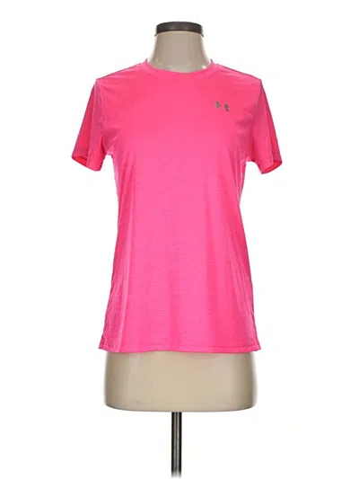 Pre-owned Under Armour Active T-shirt In Pink