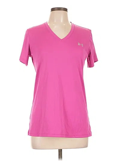Pre-owned Under Armour Active T-shirt In Pink