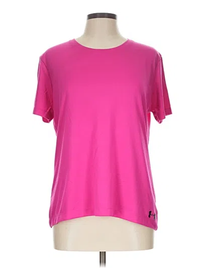 Pre-owned Under Armour Active T-shirt In Pink