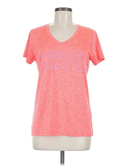 Pre-owned Under Armour Active T-shirt In Pink