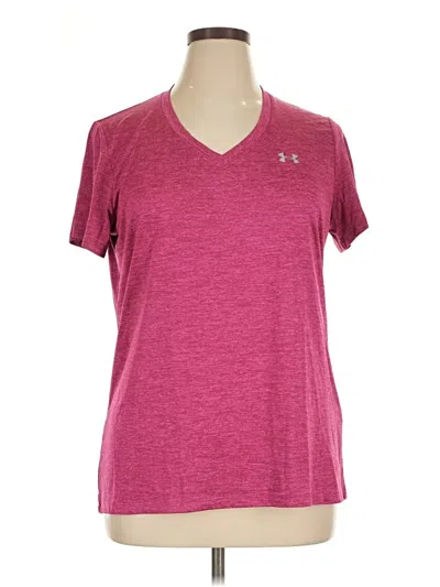 Pre-owned Under Armour Active T-shirt In Pink