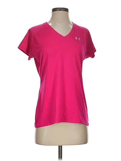 Pre-owned Under Armour Active T-shirt In Pink