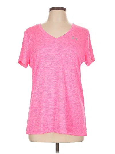 Pre-owned Under Armour Active T-shirt In Pink