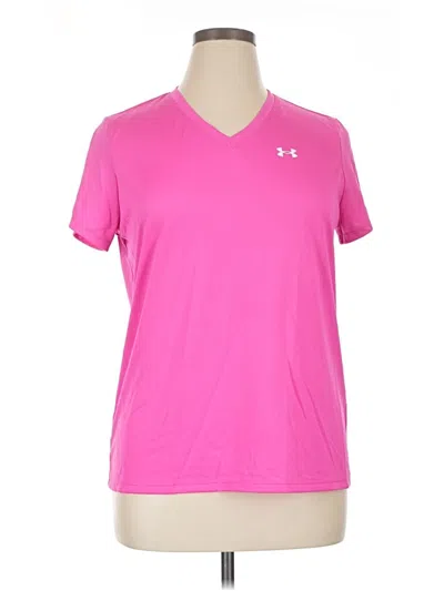 Pre-owned Under Armour Active T-shirt In Pink