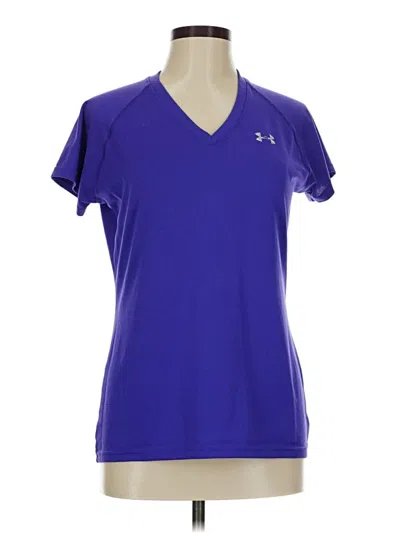 Pre-owned Under Armour Active T-shirt In Purple