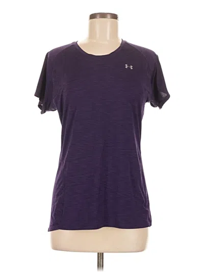 Pre-owned Under Armour Active T-shirt In Purple