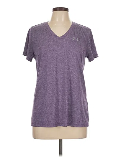 Pre-owned Under Armour Active T-shirt In Purple