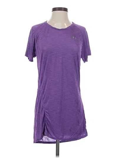 Pre-owned Under Armour Active T-shirt In Purple