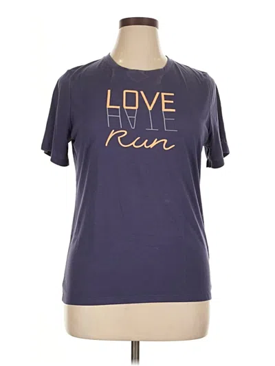 Pre-owned Under Armour Active T-shirt In Purple