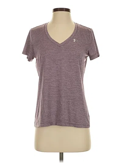 Pre-owned Under Armour Active T-shirt In Purple