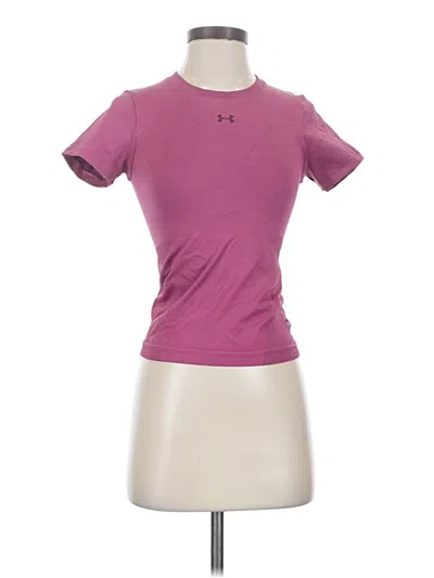 Pre-owned Under Armour Active T-shirt In Purple