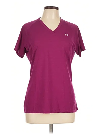 Pre-owned Under Armour Active T-shirt In Purple