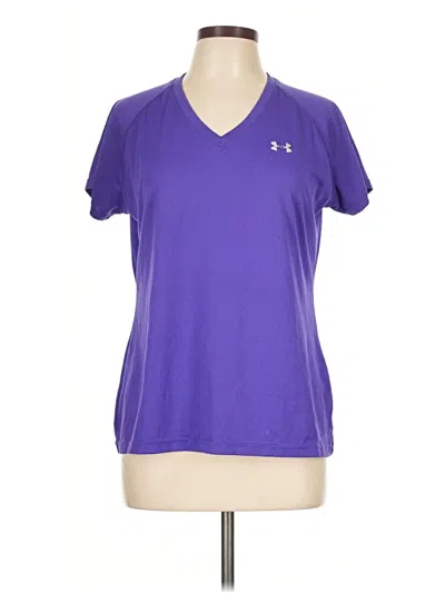 Pre-owned Under Armour Active T-shirt In Purple