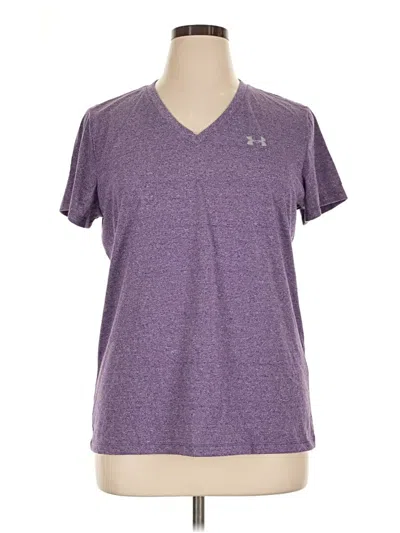 Pre-owned Under Armour Active T-shirt In Purple
