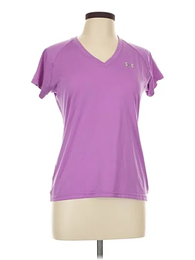 Pre-owned Under Armour Active T-shirt In Purple