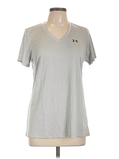 Pre-owned Under Armour Active T-shirt In Silver